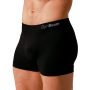 Moške boksarice Seamless 2Pack Black - GymBeam L