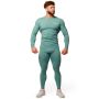Kompresijska majica z dolgimi rokavi Mid Blue - GymBeam XXXL