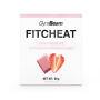 Fitcheat proteinska čokolada - GymBeam 80 g - bela čokolada - jagoda