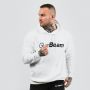 Moški pulover PRO Hoodie White - GymBeam L