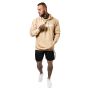 Moški pulover s kapuco PRO Sand - GymBeam L - cream