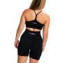 Brezšivni športni nedrček Sculpt Black - GymBeam XL