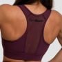 Športni nedrček Mesh Panel Eggplant - GymBeam XL