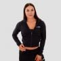 Ženska jopa TRN Zip-Up Black - GymBeam S