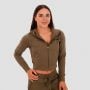 Ženska jopa TRN Zip-Up Olive - GymBeam S