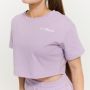 Ženska majica Limitless Cropped Lavender - GymBeam L
