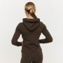 Ženska Zip Up jopica Limitless Espresso - GymBeam M