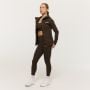 Ženska Zip Up jopica Limitless Espresso - GymBeam M