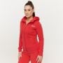 Ženska Zip Up jopica Limitless Hot Red - GymBeam M