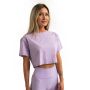 Ženska majica Limitless Cropped Lavender - GymBeam M