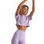 Ženska majica Limitless Cropped Lavender - GymBeam M