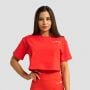 Ženska majica Limitless Cropped Hot Red - GymBeam L