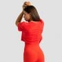 Ženska majica Limitless Cropped Hot Red - GymBeam L