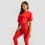 Ženska majica Limitless Cropped Hot Red - GymBeam L