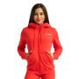 Ženska Zip Up jopica Limitless Hot Red - GymBeam M