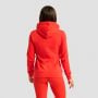 Ženska Zip Up jopica Limitless Hot Red - GymBeam M