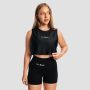 Ženski top Combat Black - GymBeam L