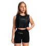 Ženski top Combat Black - GymBeam L