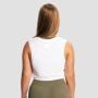 Ženski top Combat White - GymBeam S