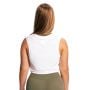 Ženski top Combat White - GymBeam S