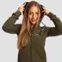 Ženska Zip Up jopica Limitless Espresso - GymBeam L