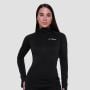 Ženski tekaški pulover Pulse 1/2 Zip Black - GymBeam M
