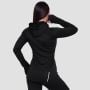 Ženski tekaški pulover Pulse 1/2 Zip Black - GymBeam M
