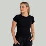 Ženska majica Ribbed Tee Black - STRIX M