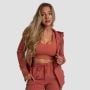 Ženska Zip Up jopica Limitless Cinnamon - GymBeam S