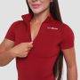 Ženska kratka majica Ignite Dark Red - GymBeam XXL