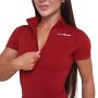 Ženska kratka majica Ignite Dark Red - GymBeam XXL