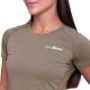 Ženska tekaška majica Pulse T-Shirt Vetiver - GymBeam L