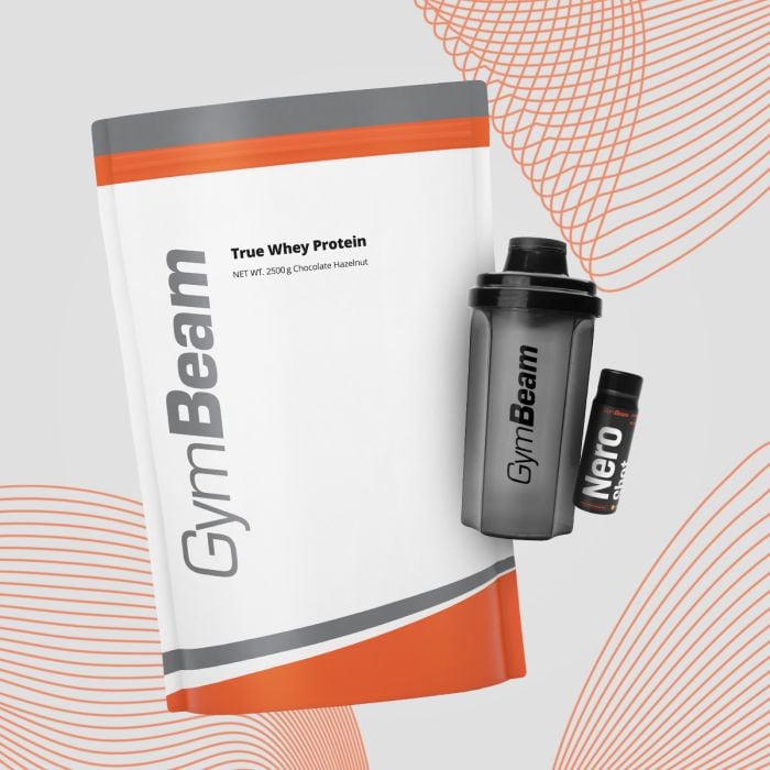 True Whey - GymBeam 2500 g - brez okusa - 00