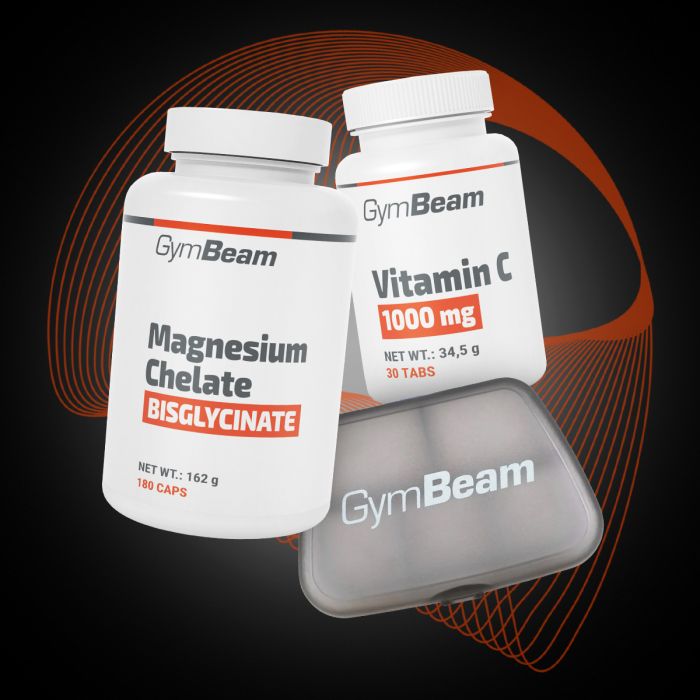 Magnezijev kelat (bisglicinat) - GymBeam 180 caps