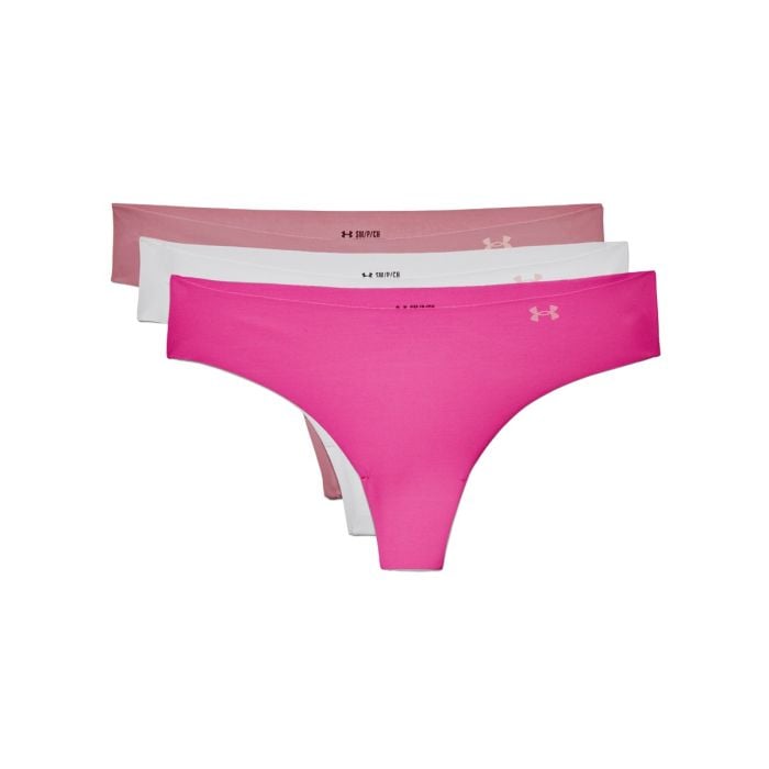 Ženske tangice PS Thong 3Pack Pink - Under Armour
