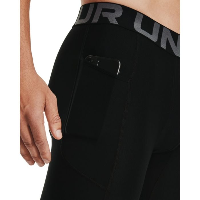 Moške kompresijske kratke hlače HG Armour Shorts Black - Under Armour XXL