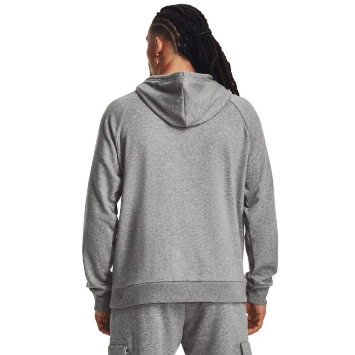 Pulover s kapuco UA Rival Fleece Grey - Under Armour XXL