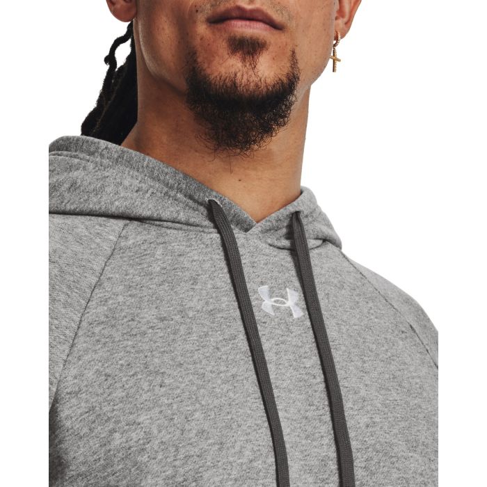 Pulover s kapuco UA Rival Fleece Grey - Under Armour XXL
