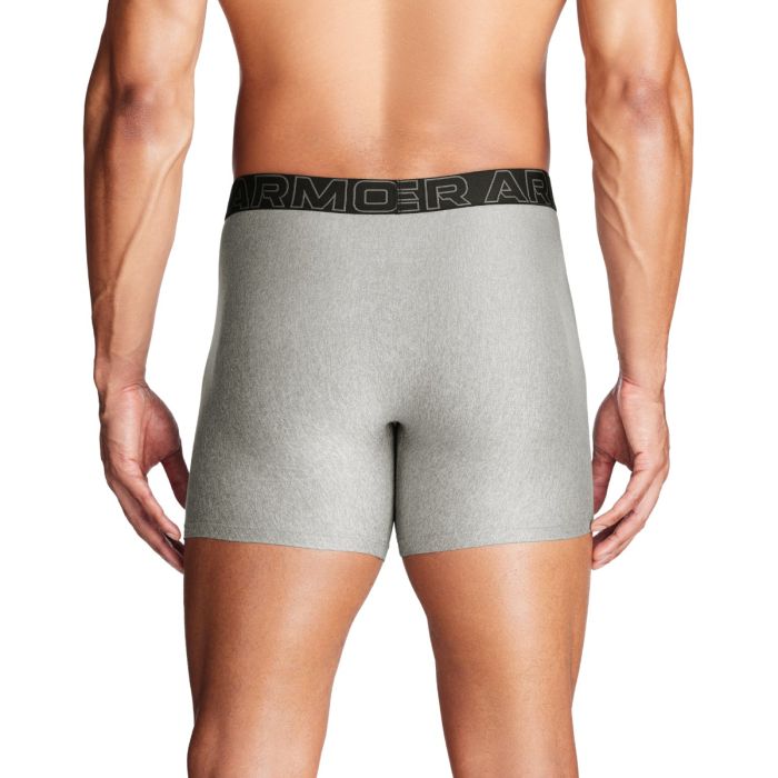 Moške boksarice Perf Tech 6in 3Pack Grey - Under Armour S