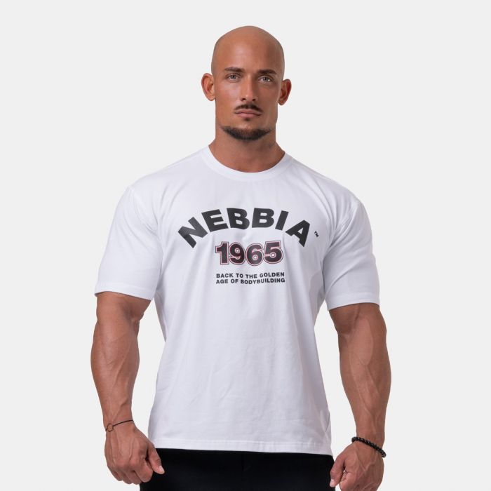 Majica s kratkimi rokavi Golden Era White - NEBBIA