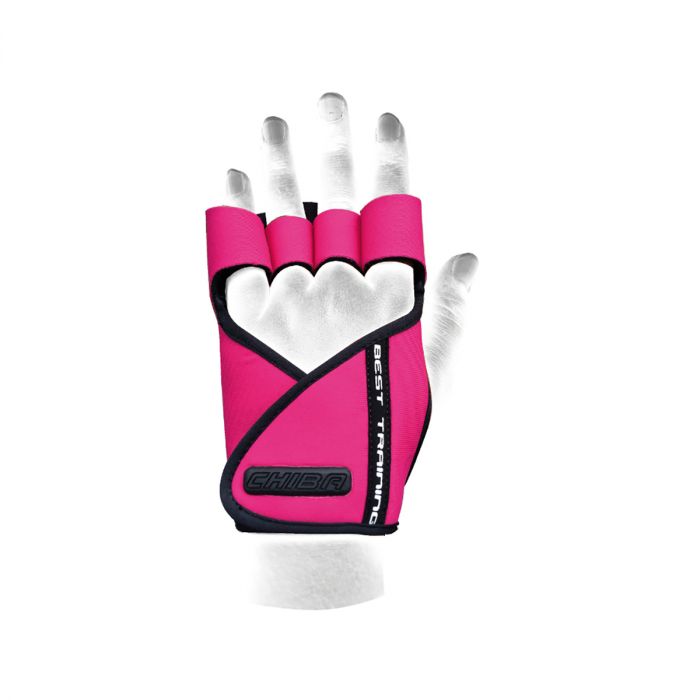Ženske fitnes rokavice Lady Motivation Pink - Chiba