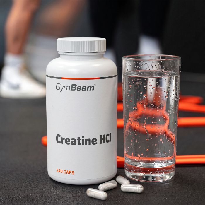 Kreatin HCl - GymBeam + darili 120 caps