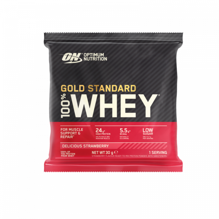 100% Whey Gold Standard vzorec - Optimum Nutrition 30 g - obogatena dvojna čokolada
