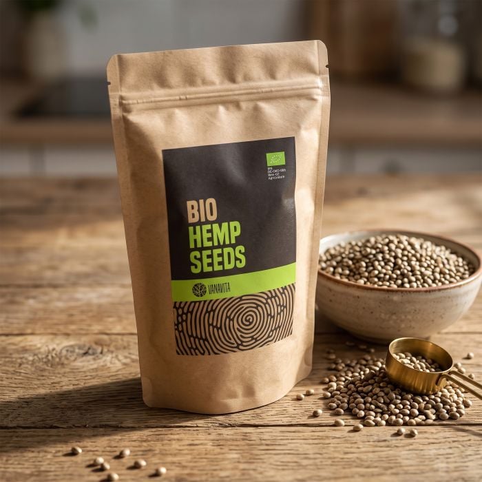 BIO Konopljina semena - olupljena - VanaVita 250 g