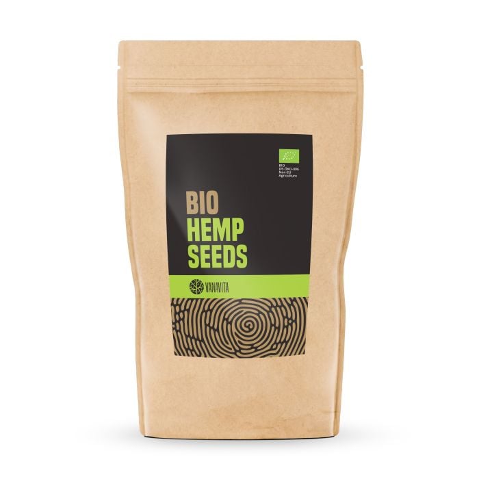 BIO Konopljina semena - olupljena - VanaVita 250 g