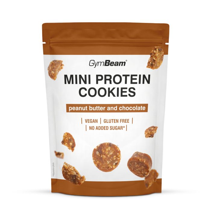 Mini Protein Cookies - GymBeam 100 g - arašidovo maslo - čokolada