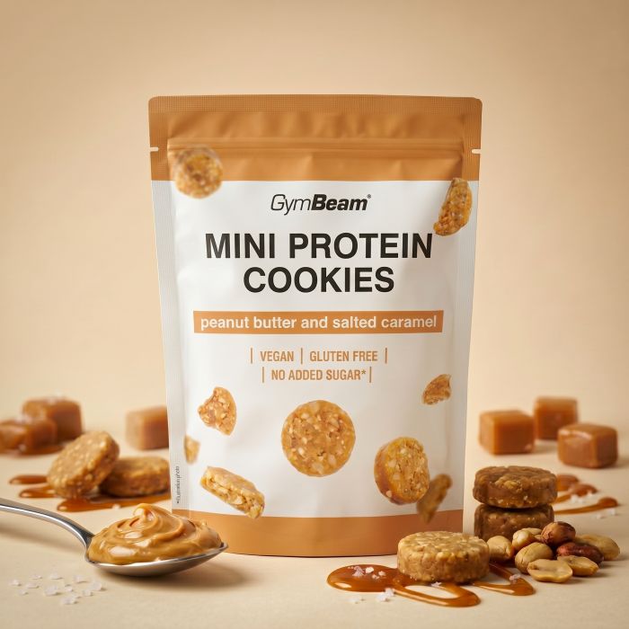 Mini Protein Cookies - GymBeam 100 g - arašidovo maslo - čokolada