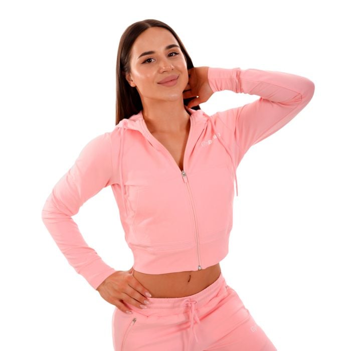 Ženska jopa TRN Zip-Up Pink - GymBeam S