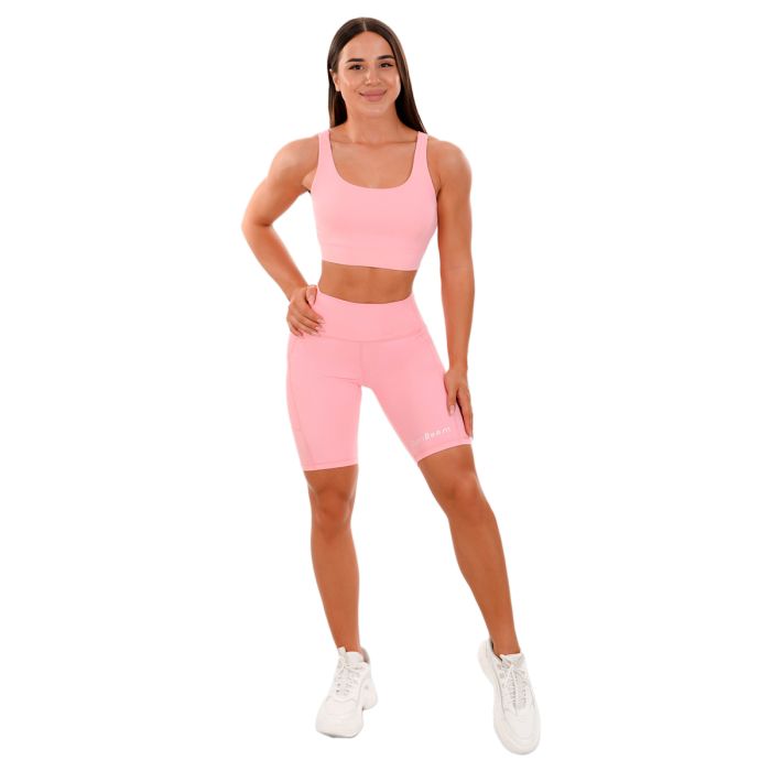 Ženske kratke hlače Biker Pink - GymBeam XL