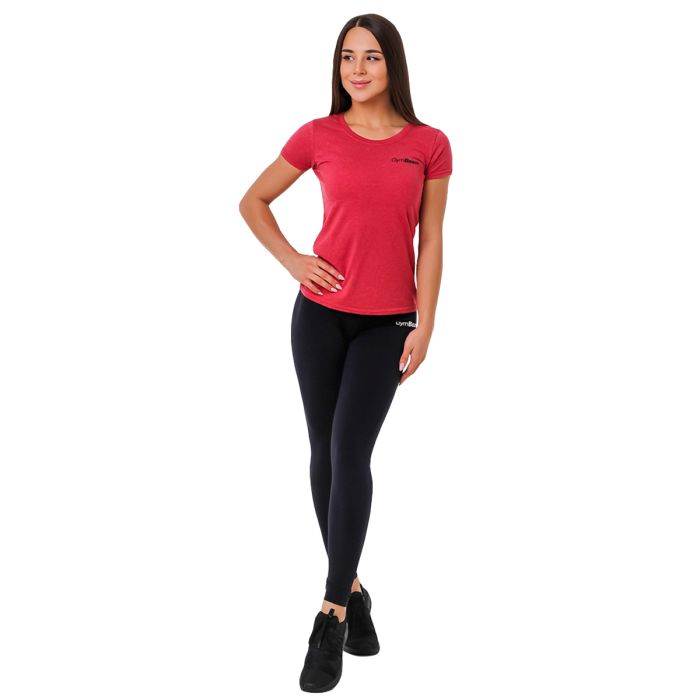 Ženska majica Basic Vintage Red - GymBeam M